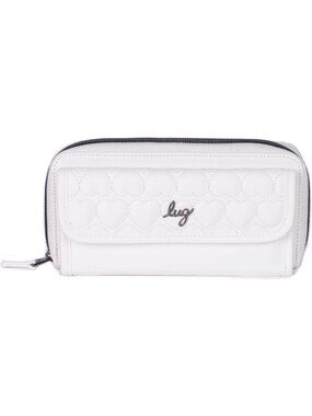Satin Luxe RFID Wallet - Stylish Kickflip Love Design, Secure & Chic Accessory